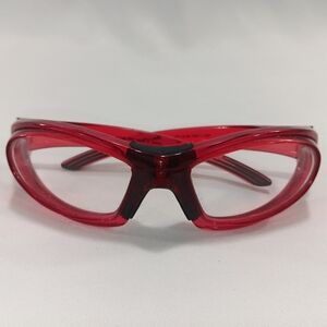 Hilton Leader T Zone Safety Goggles Sports Work Frames Only Red ASTM F803